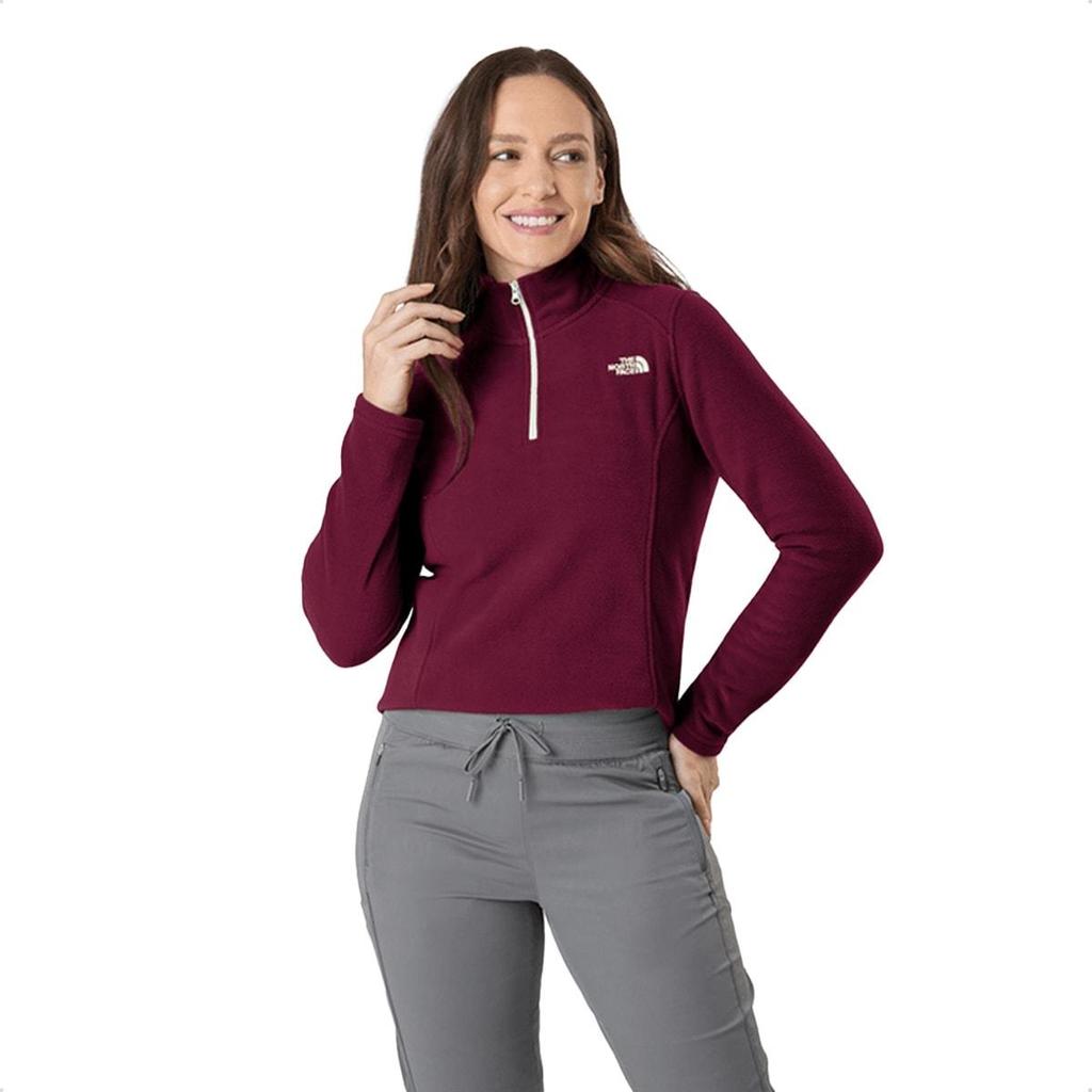 Blusa The North Face Feminina Fleece Glacier 1/4 Zíper
