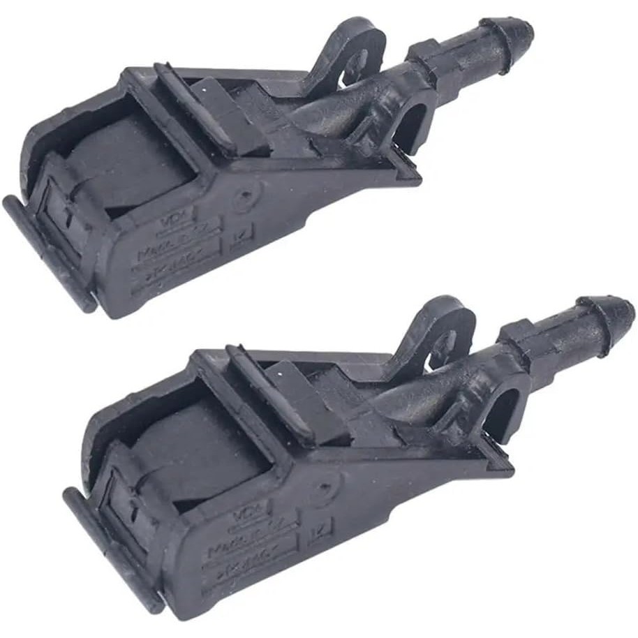 2 Pçs/Set Frente Do Carro Pára-Brisa Limpador Bico Jato Pulverizador Kits Sprinkler Ventilador De Água Capa Arruela Saíd
