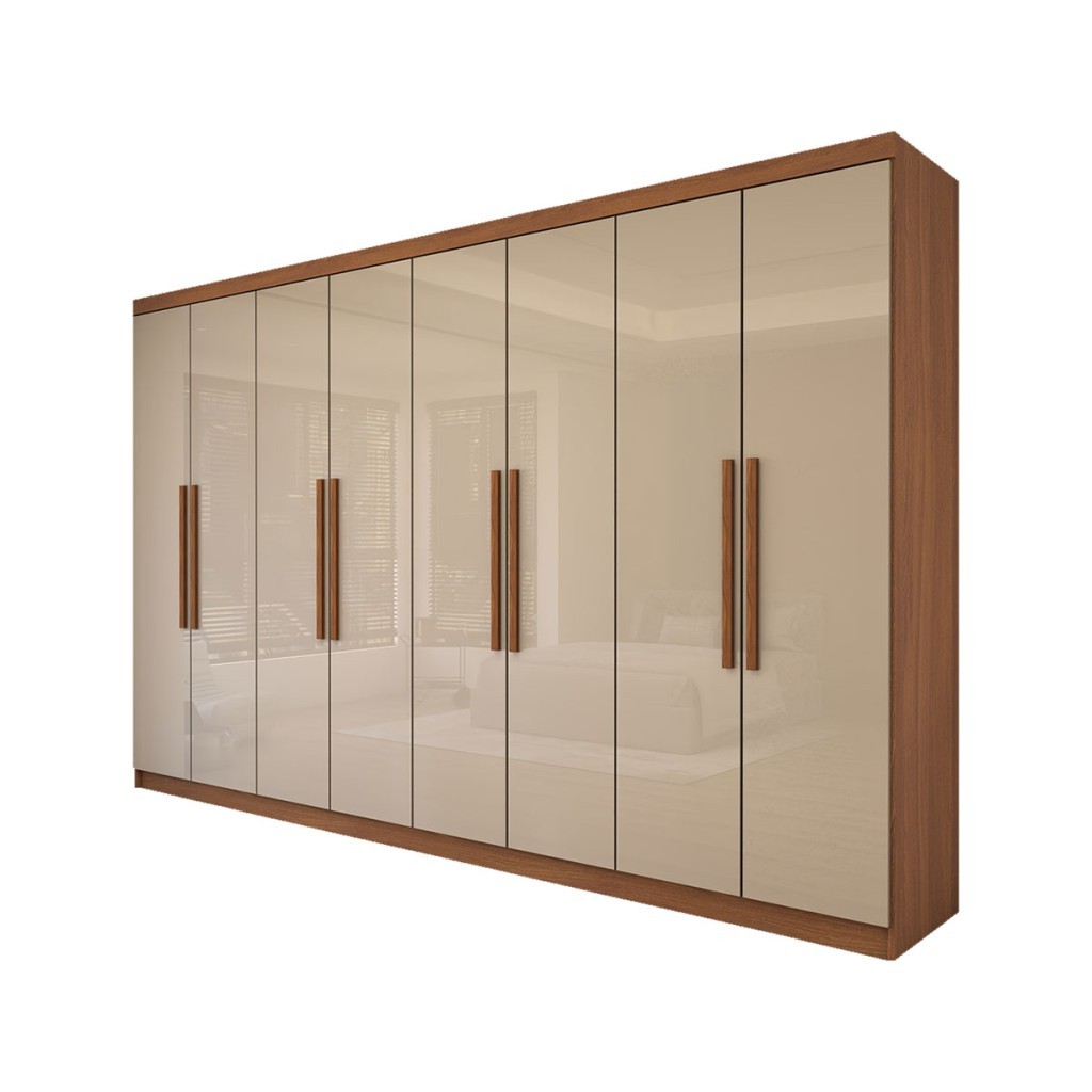 Guarda-Roupa Casal Odisseia 8 Portas 4 Gavetas - Panorama Móveis · foto 2