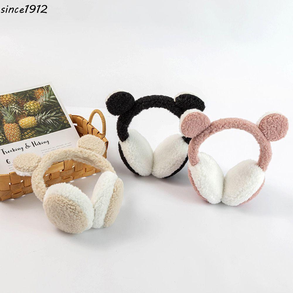 Desce Feminino Earmuffs Simples Bonito Orelhas De Gato Urso Orelha Engrossar Crianças Coreano Pelúcia Earlap