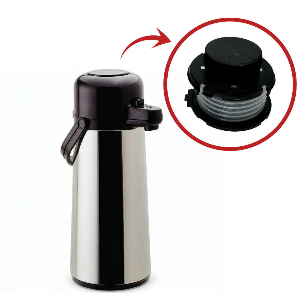 Kit De Reparo Fole De Sucção Invicta p/ Garrafa Aço Inox Air Pot 1.8 Litros Man