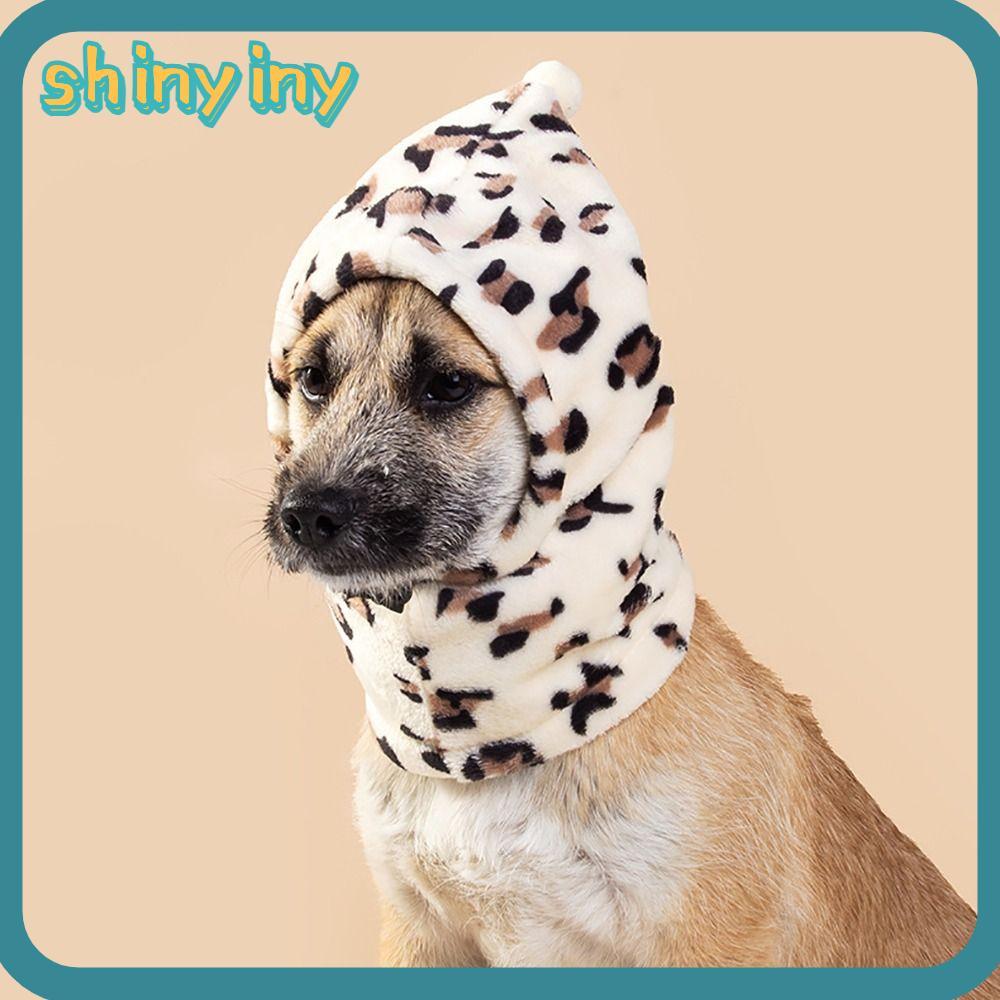 Protetores De Orelha Calmantes Para Cães Brilhantes , Polainas Respiráveis À Prova De Ruído Pescoço De Animais De Estima