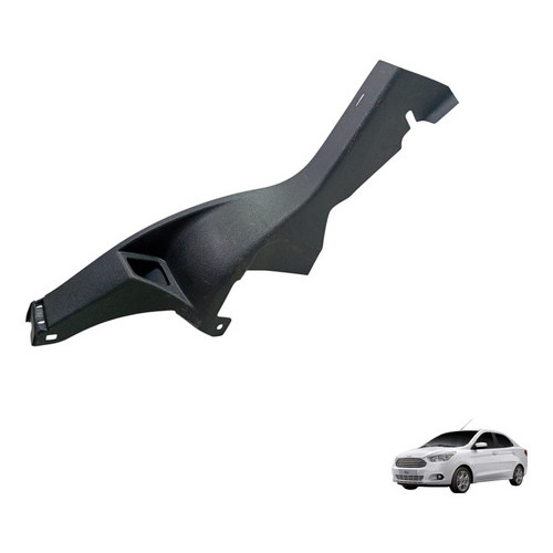 Moldura Banco Traseiro Direito Ford Ka 2018 2019 2020 Preto