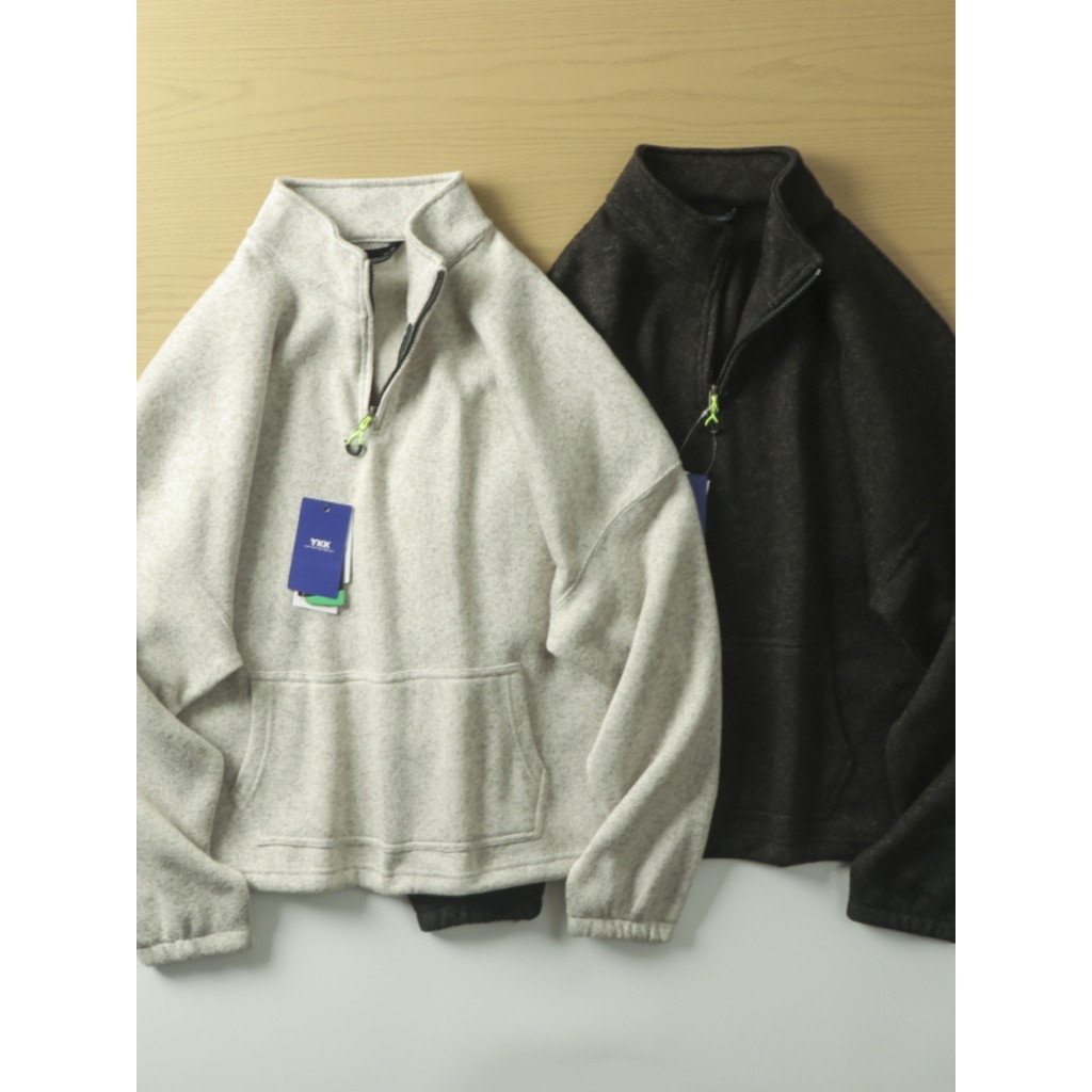 Estilo japonês Micro-largo comércio exterior fábrica cauda bens primavera outono inverno masculino solto gola alta meio 