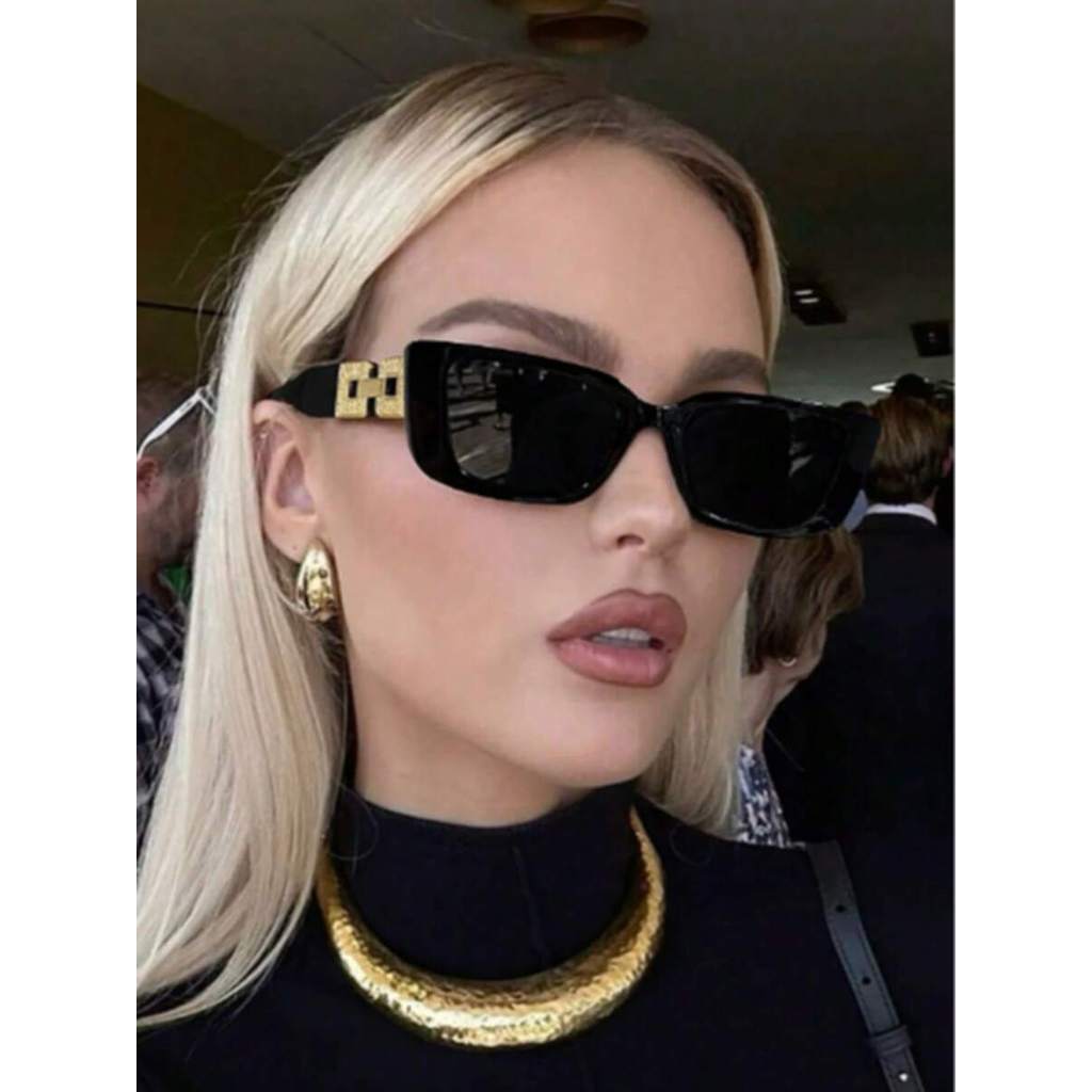 Óculos de Moda Elegante Retangular de Luxo Leve para Mulheres, Passeios, Férias, Festas e Presentes de Feriado