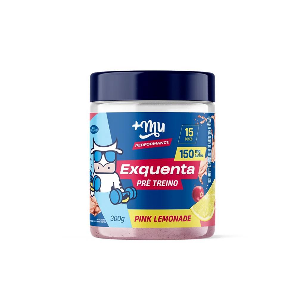 Pré Treino Exquenta Muke Sabor Pink Lemonade 300g - +Mu