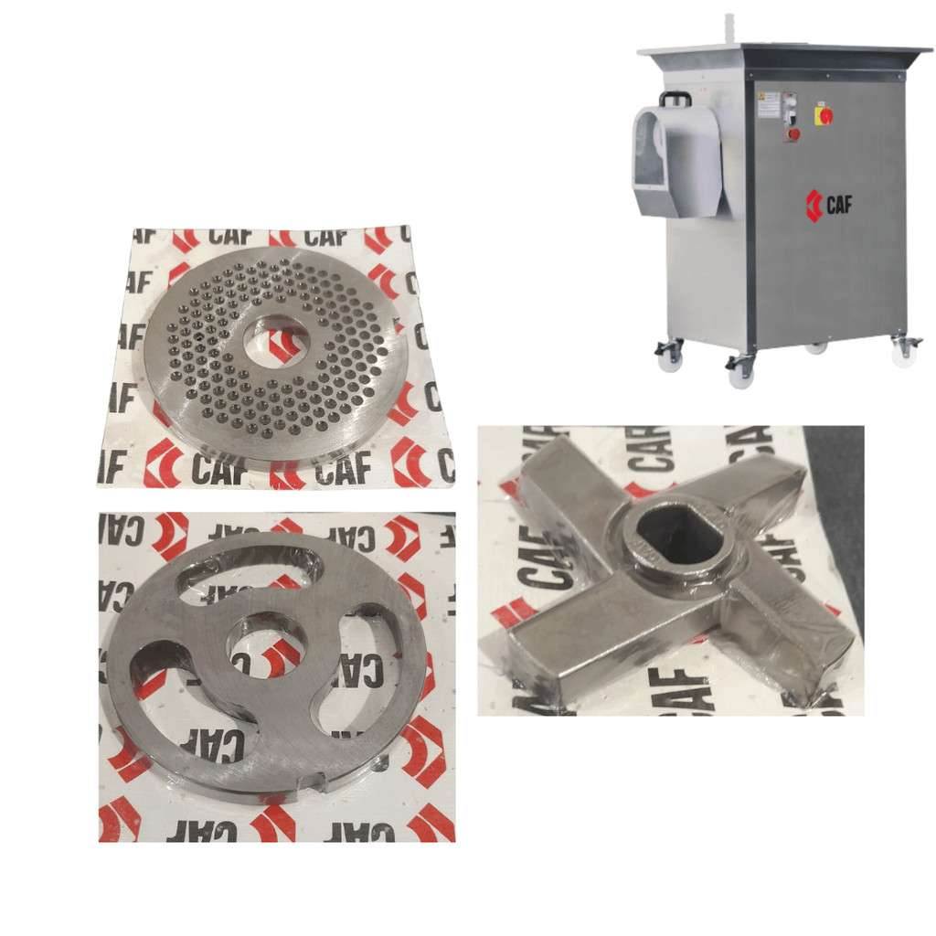 KIT DISCO + CRUZETA + PRÉ-CORTADOR MOEDOR DE CARNE 114D CAF