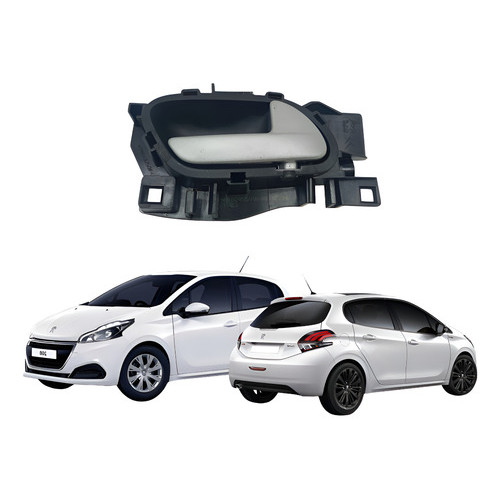 Maçaneta Interna Qualquer Porta Direita Peugeot 208 308 Cin Cinza Dianteira/traseira