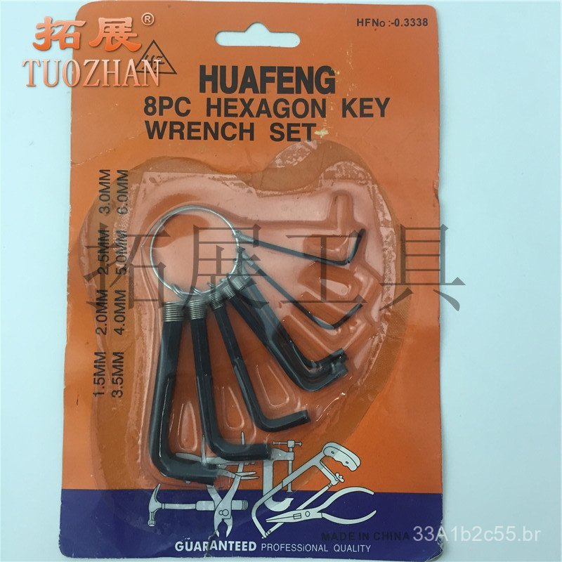 Conjunto de 8 chaves hexagonais curtas, ferramentas para bicicletas, ferramentas de reparo doméstico, ferramentas de rep