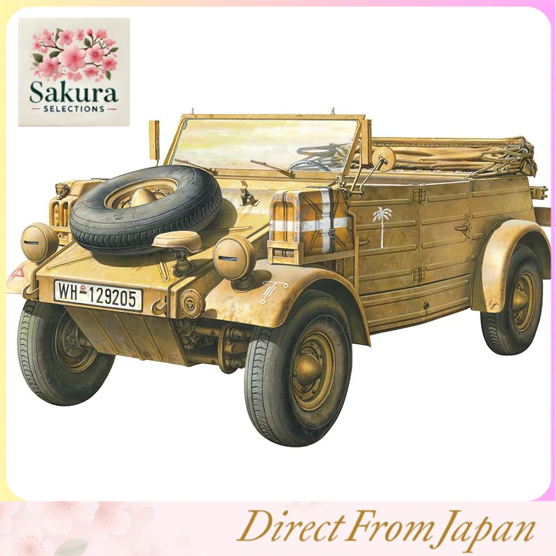 GSI Creos Mon Model 1/35 German Pkw.K1 Kübelwagen Type 82 North Africa Version Plastic Model MVS015