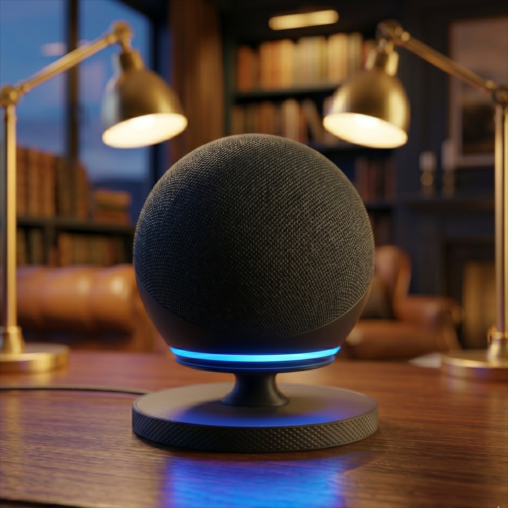 Suporte Base para Alexa Echo Dot 4º e 5º Geração | Apoio Estável Antiderrapante | Design Elegante