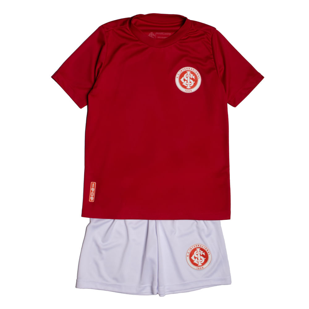 Conjunto Infantil Betel Inter 1909 Torcida Vermelho/branco em Oferta na Shopee