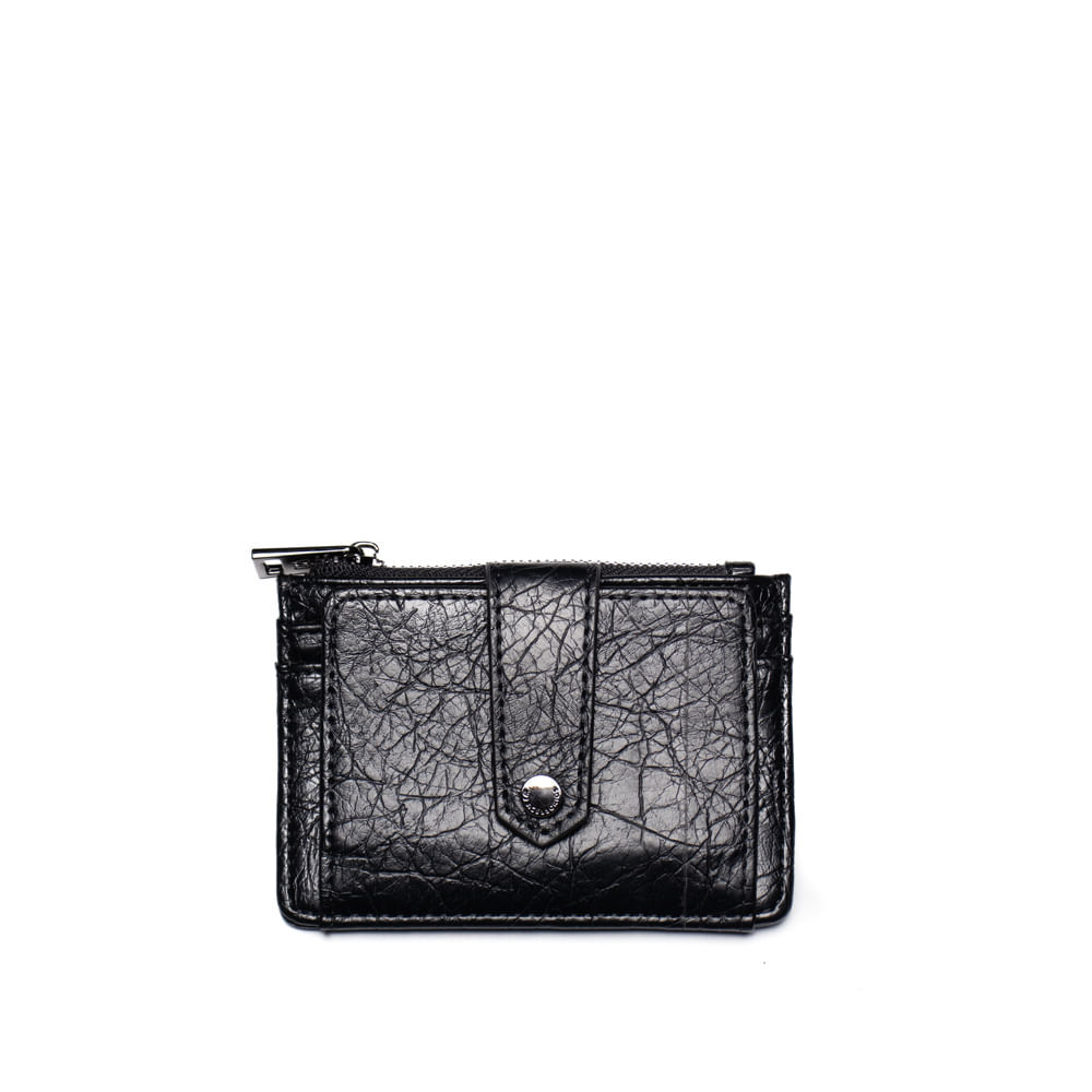 Carteira Feminina WJ Burnished Preto