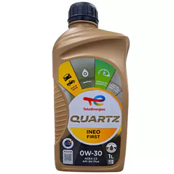 Óleo Lubrificante do Motor Total Quartz INEO First 0W30 Sintético ACEA C2 1L