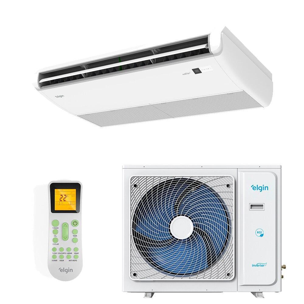 Ar-Condicionado Split Inverter Piso Teto 48000 BTUs 220V Elgin Plus Só Frio 45PDFI48C2DA/ 45PDFE48C2CA