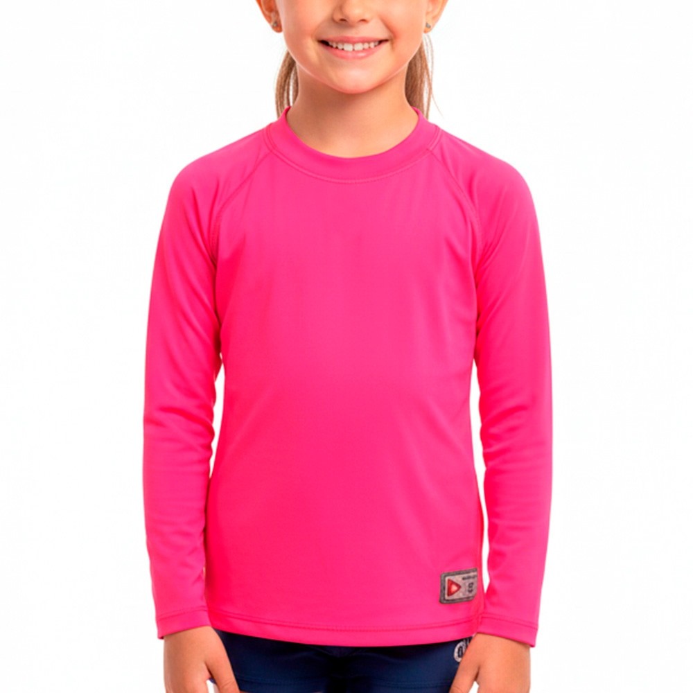 Camisa de Pesca FPS 50+ Infantil Pink -  Play Pesca