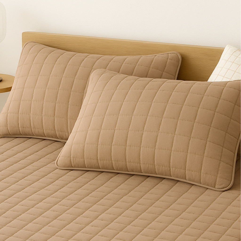 Par Porta Travesseiro Impermeável Matelado Várias Cores Antialérgico 70x50 Protetor Impermeável Luxo