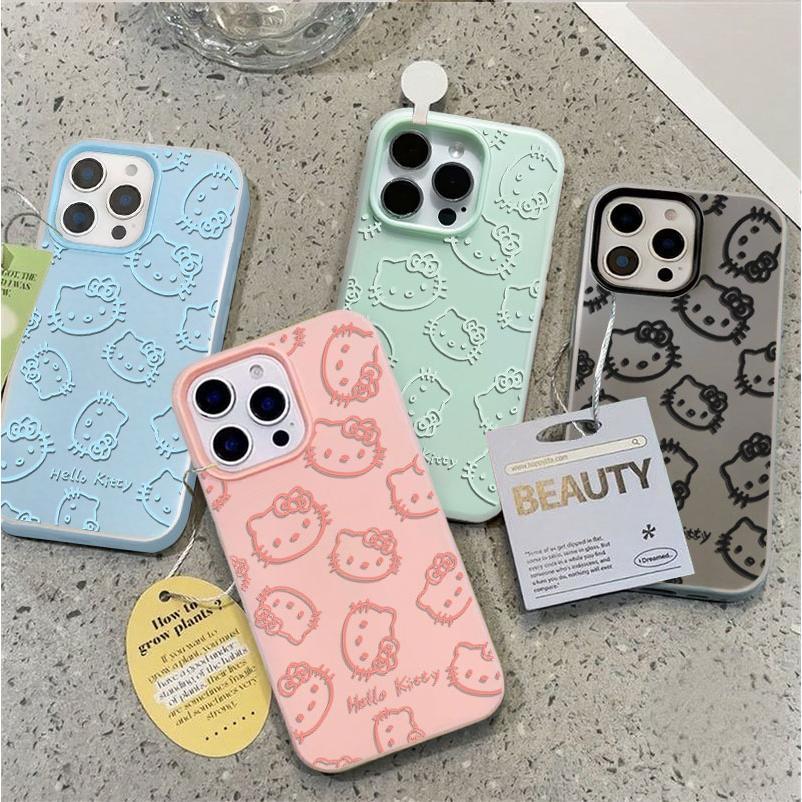 Capa Para Samsung S25 Ultra S24 Plus S23 S22 A17 A07 A26 A06 A16 A05 A15 A14 A34 A23 A32 2 Em 1 Gatinho Fofo Gato Macia 