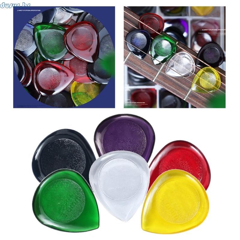 dusur9 6 Peças Palheta Para Baixo Elétrico Acústico, Palhetas Duráveis Guitarra