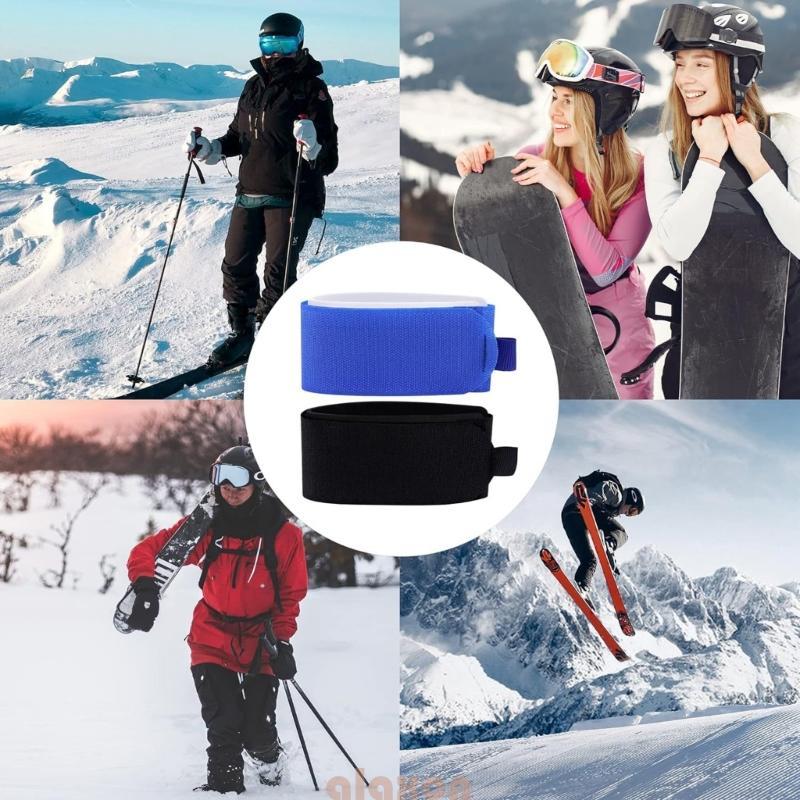 Ski Snowboard Correia Ligação Fixadores Esqui Gravata Cinta Fixação