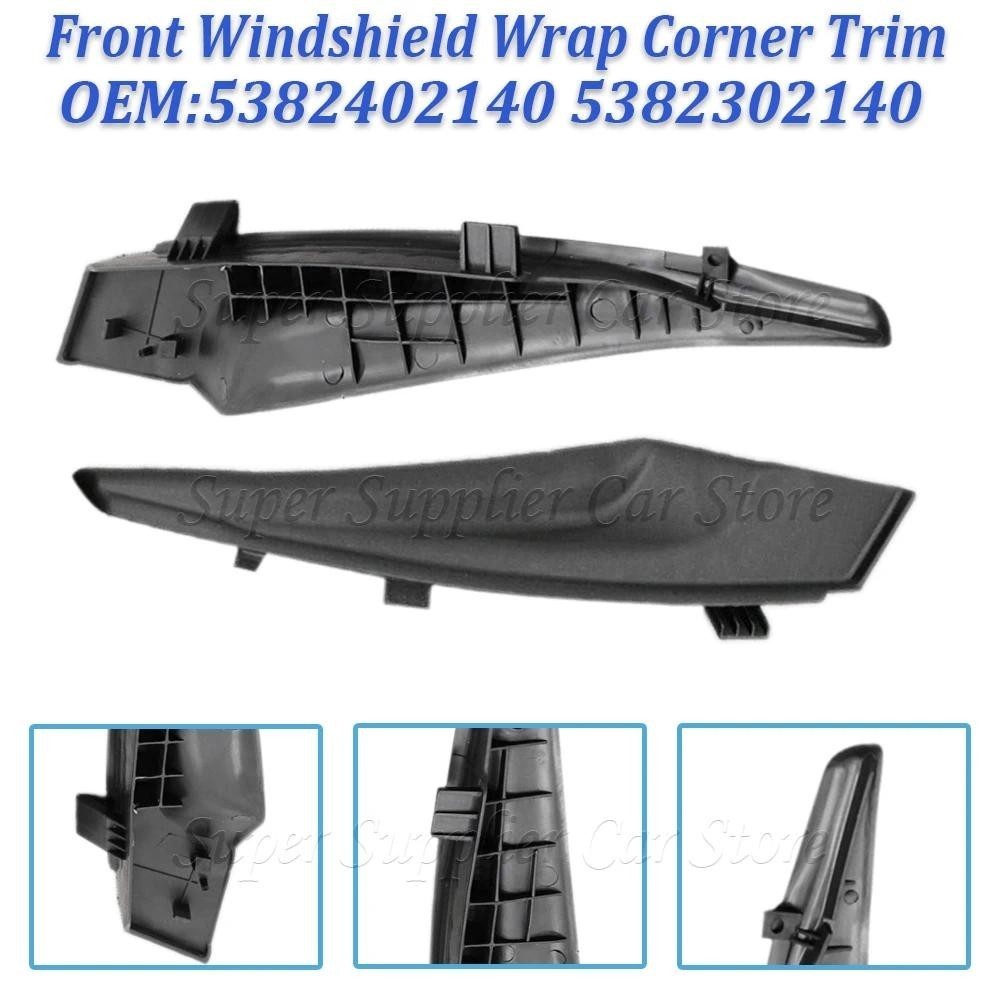 Guarnição Lateral Do Limpador Dianteiro Tampa Pára-Brisa Envoltório Canto Para Toyota Corolla 2014-2019 5382402140 53823