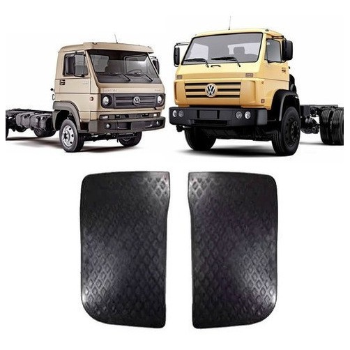 Par Tapete Estribo Interno Preto Vw Delivery/worker (todos)
