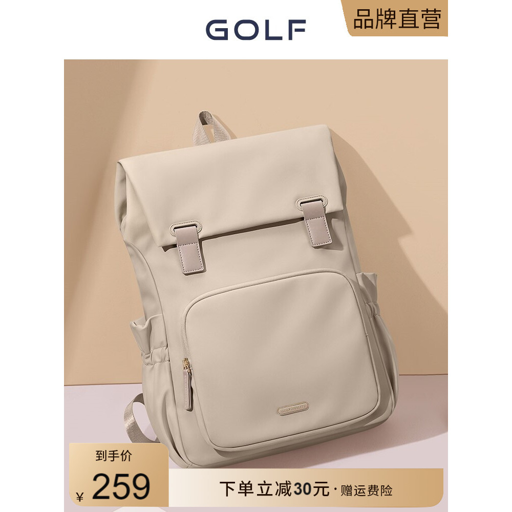 GOLF moda mochila feminina grande capacidade Commuter 2026 novo estilo computador mochila saco de viagem estudante unive