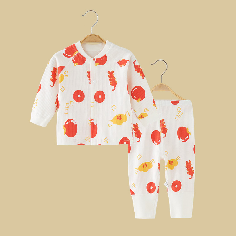 Bebê outono roupas terno classe a puro algodão outono roupas do bebê menina um ano de idade outono roupas do bebê outono