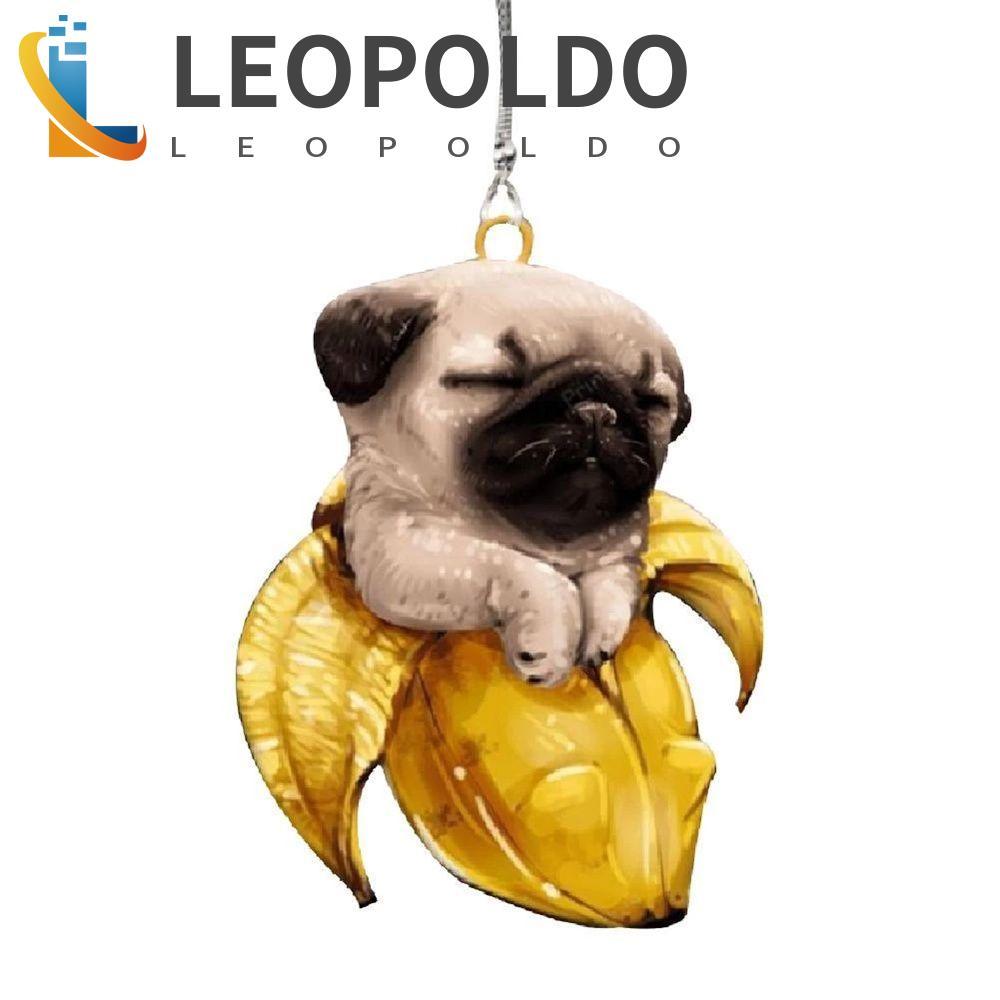LEOPOLDO Carro Pendurado Ornamento Espelho Retrovisor Gato Filhote De Cachorro Gatinho Cão Simulação Modelo Animal Pinge