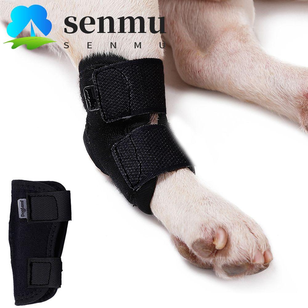 SENMU Joelheiras Para Animais De Estimação , Bandagem Preta De Recuperação De Articulações Cães Pequenos , Médios E Gran