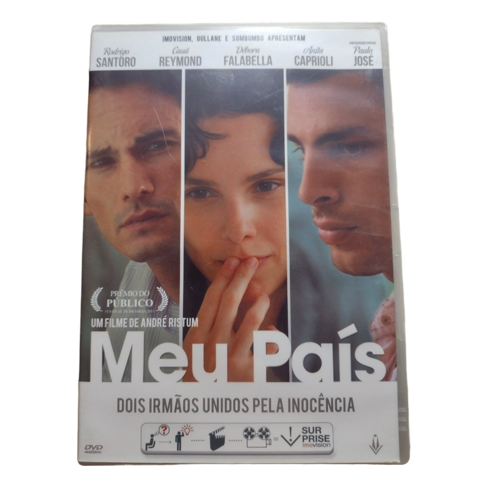 DVD Filme Meu País Rodrigo Santoro Cauã Reymond Débora Falabella
