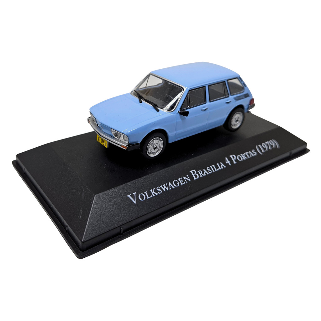Carros Clássicos do Brasil: Volkswagen Brasilia (1979) -  Ed. 47 - Escala: 1:43 Luppa