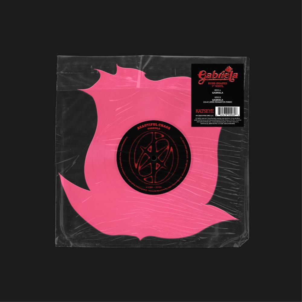 Vinil Katseye - Gabriela (Rose Die-Cut/ 7") - Importado em Oferta na Shopee
