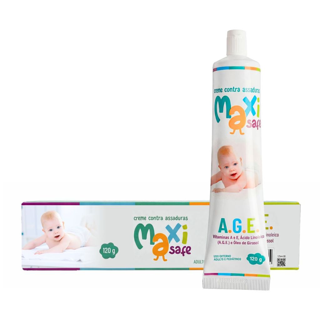 Creme Pomada de Assadura Óleo Girassol AGE 120g Maxi Baby