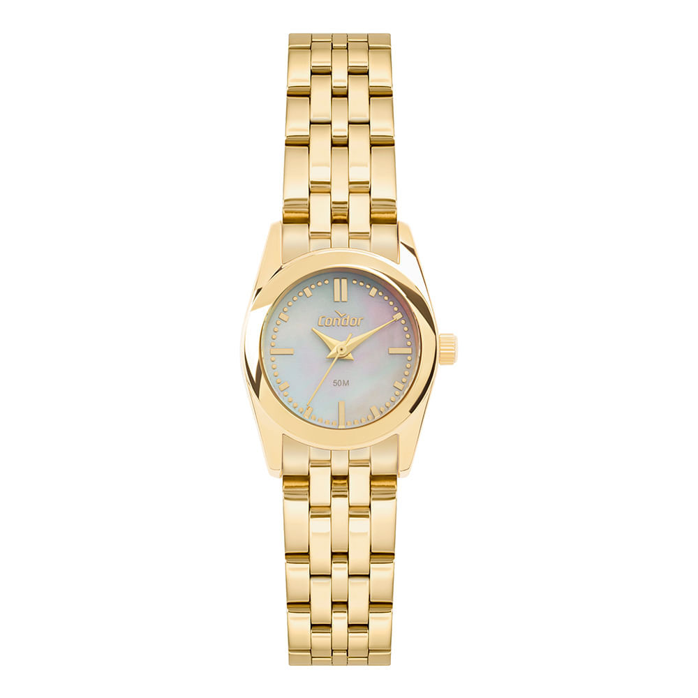 Relógio Condor Feminino Mini Dourado - CO2036MZO/4B
