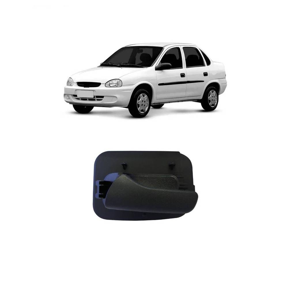 Imagem Macaneta Interna Traseira Corsa 1994 2010 Classic Lado Esquerdo