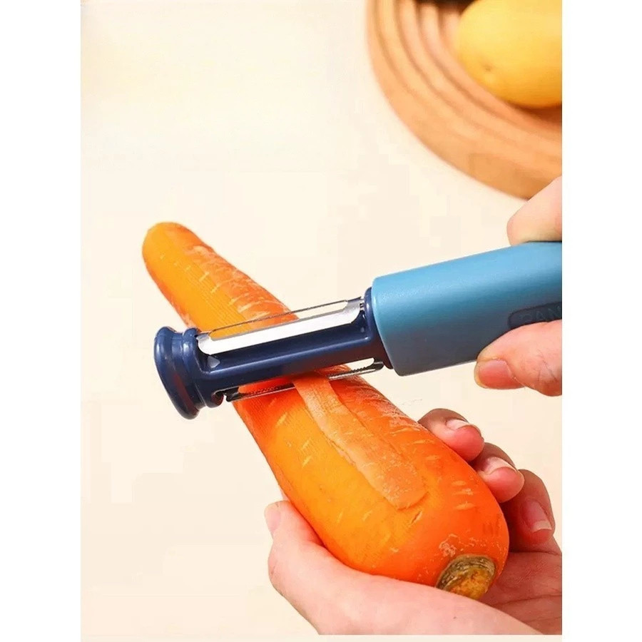 Descascador Verdura Fruta Cortador Casca Afiador Cozinha Faca Tesoura Ralador Lâmina Amolador
