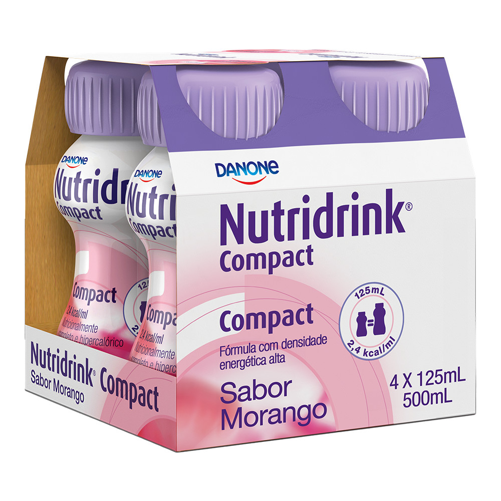 Nutridrink Compact Morango 4 Unidades de 125ml