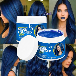 Máscara Tonalizante Azul Cabelos Coloridos L&beauty Colored 300g em Oferta na Shopee