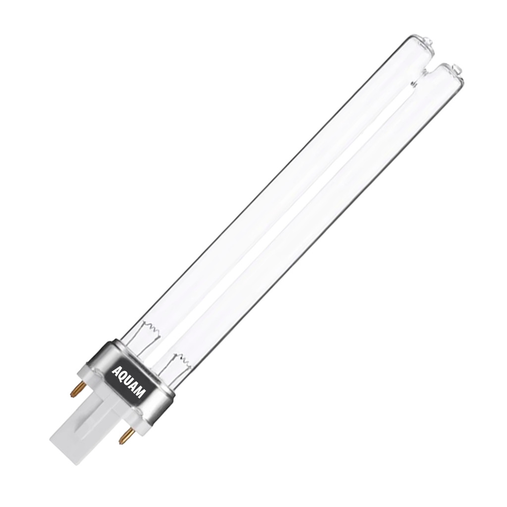 Lâmpada UVC ultravioleta germicida compacta PL 13W 2 pinos para filtro UV elimina algas aquário lago