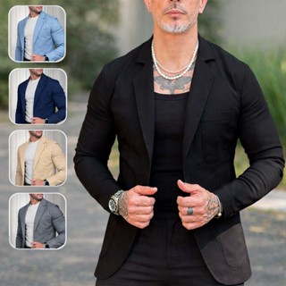 Blazer Bengaline Alfaitaria Masculino Elastano Slim Esporte Fino Premium Bolso Fit em Oferta na Shopee