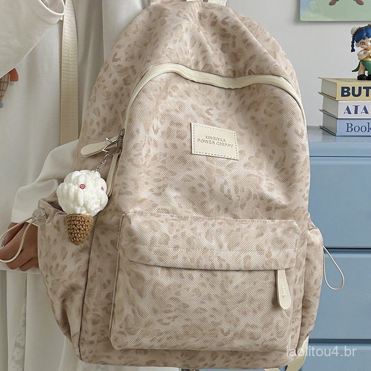 Mochila de grande capacidade para estudantes do ensino médio em Oferta na Shopee