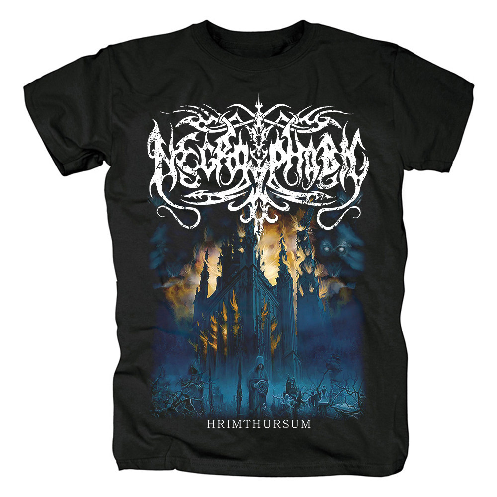 Music.Soul Camiseta Unissex Necrophobic Death Metal Estampada Oversized Respirá Redonda Premium Estilosa Confortável