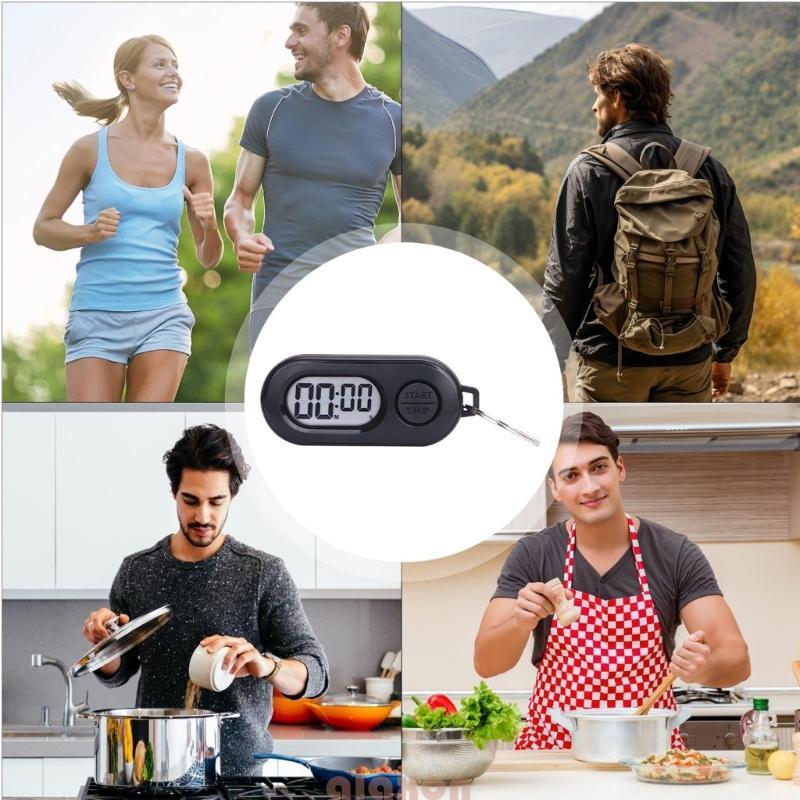 Temporizadores Miniatura Amigáveis Usuário Riscam Display Transparente Para Cozinhar Essencial