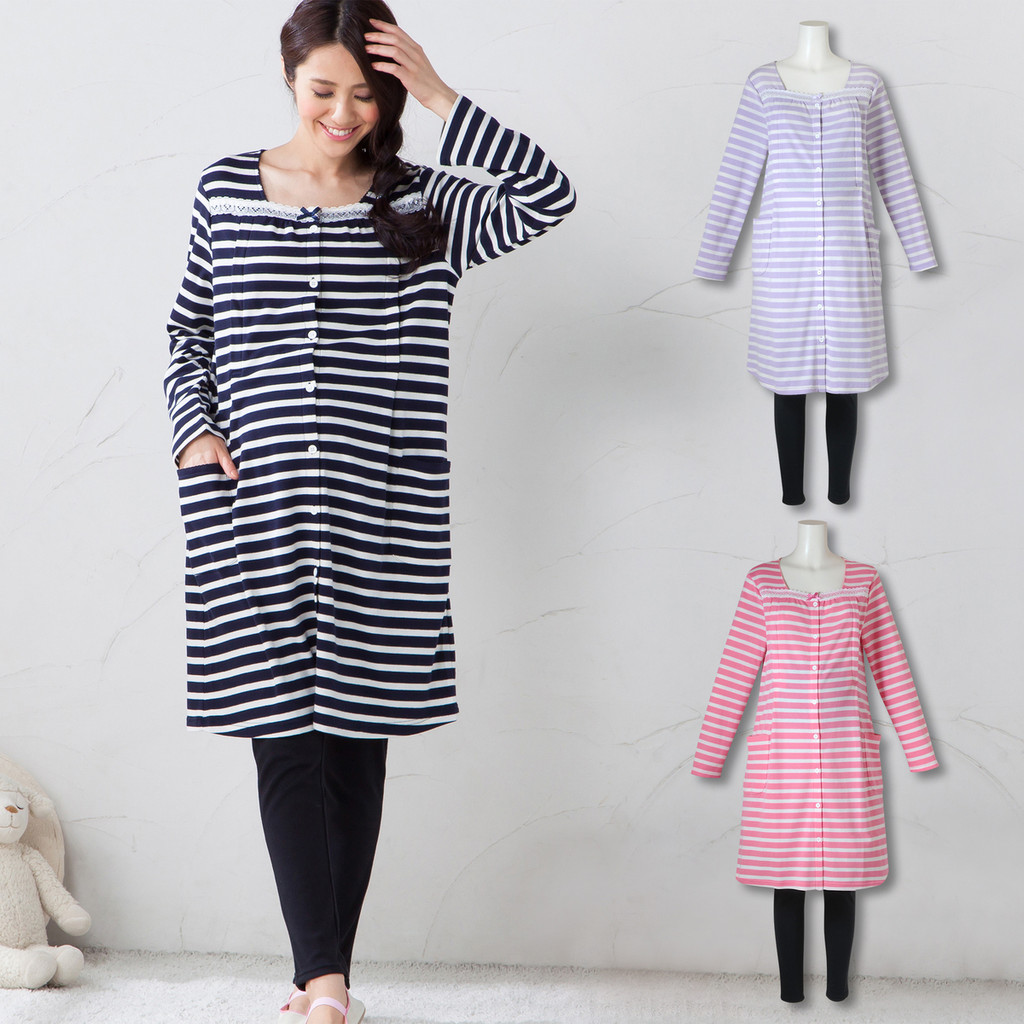 RT05 exportado para o japão maternidade Homewear terno maternidade dupla utilização pescoço quadrado pijamas terno de en