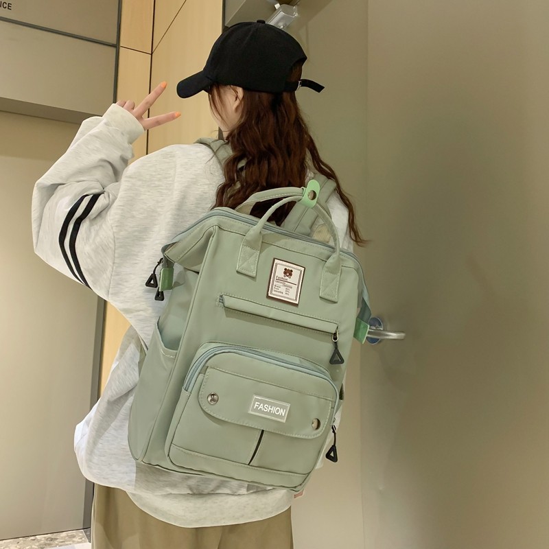 Novo estilo saco de mamãe mãe bebê mãe grávida mãe mochila de grande capacidade grávida luz estilo ocidental mochila