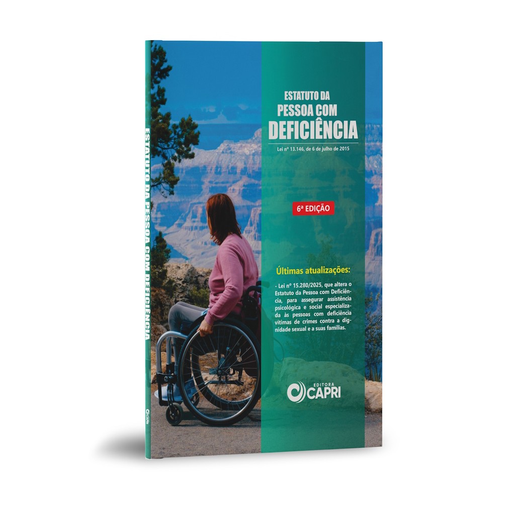 Livro Estatuto da Pessoa com Deficiência Atualizado - 6ª Edição