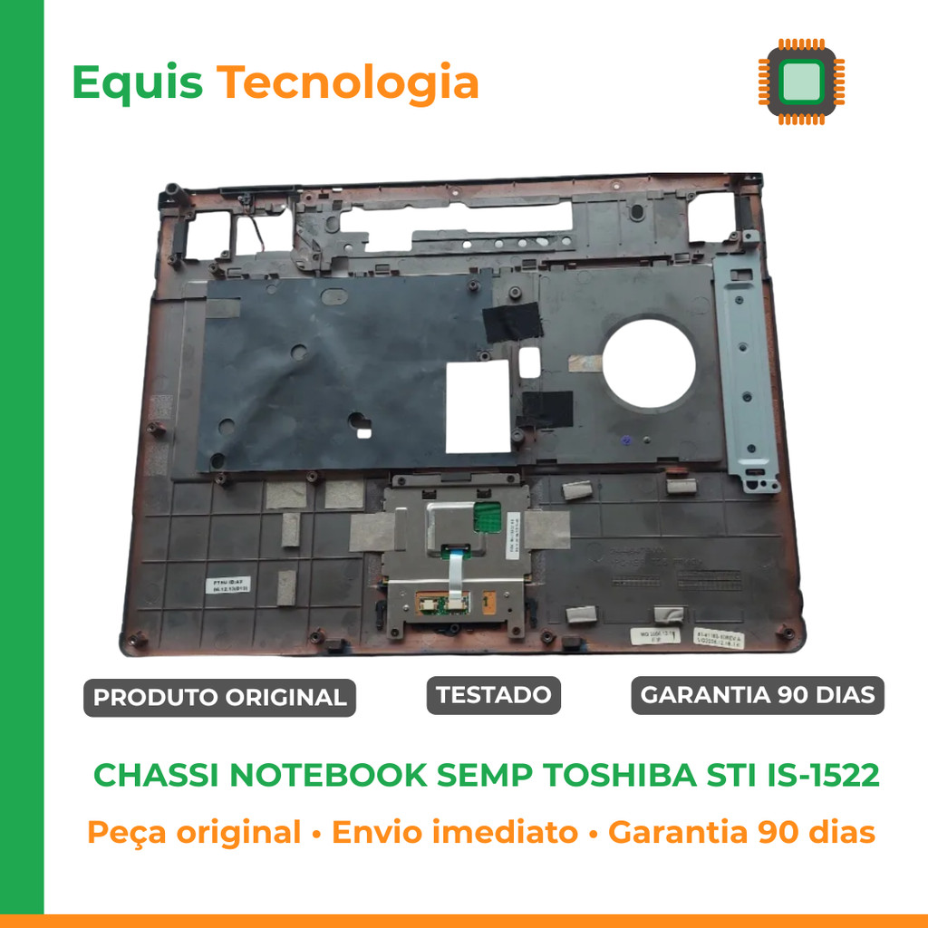 🏷️ Carcaça Inferior Chassi Notebook STI IS-1522 Original