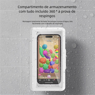 Suporte de Telefone para Chuveiro com Rotação 360° fansi