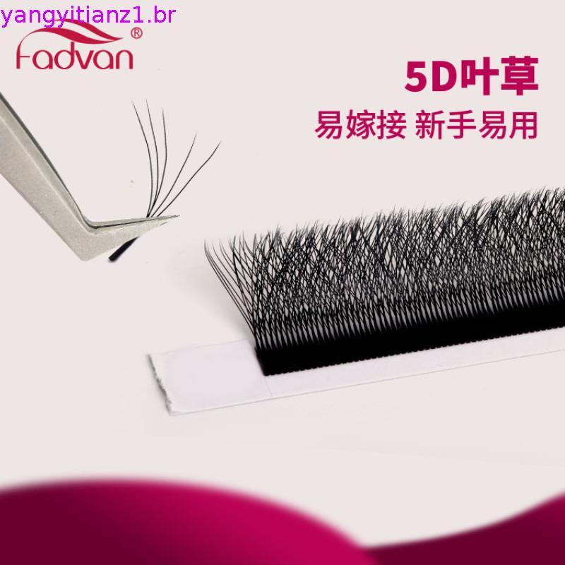 Fadvan 10PCS YY eyelashes Extensão De Cílios Postiços Em Formato De Premium Maquiagem Y shape 8-15